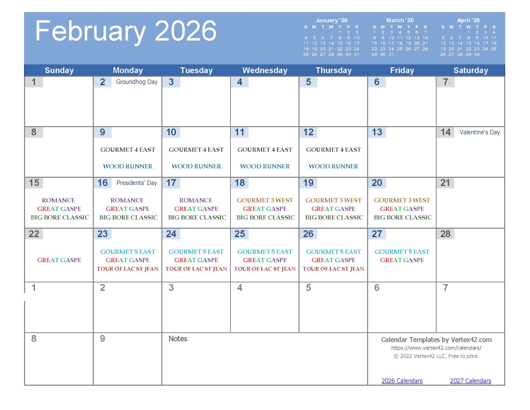 february snowmobile calendar for canada
