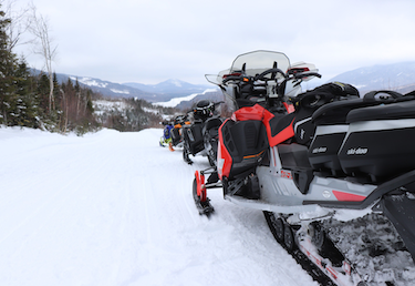 all inclusive custom snowmobile tours available in quebec, canada