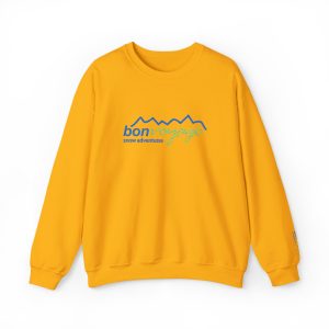 Embroidered Mountain Adventure Sweatshirt - Bonvoyage Snow Adventures