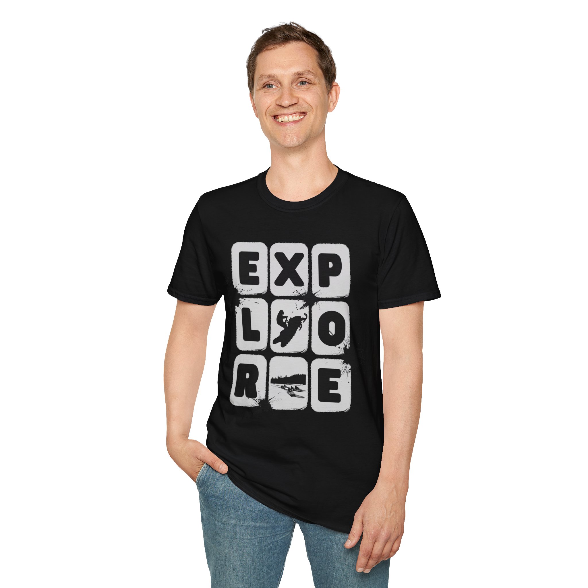Explore with Bonvoyage Snow Adventures - Adventure T-Shirt - - Image 3